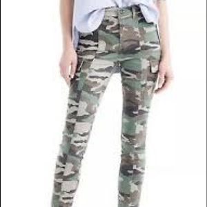 J. CREW Vintage straight cargo pant in camo